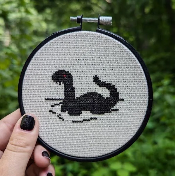 Ancient Beasts cross-stitch pattern — view 3