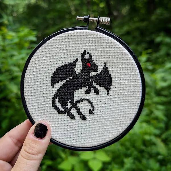 Forest Phantoms cross-stitch pattern — view 5