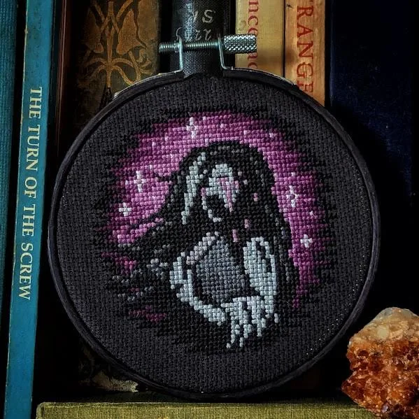 Mini Book Banshee cross-stitch pattern