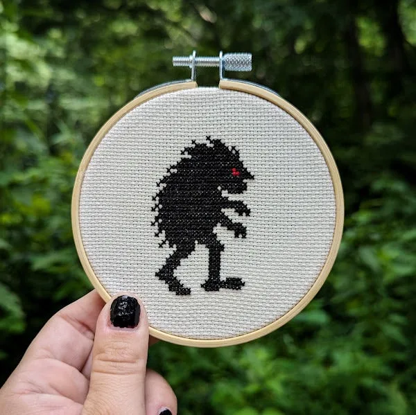 Mini Puckwudgie cross-stitch pattern