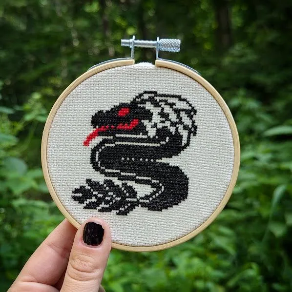 Ancient Beasts cross-stitch pattern — view 5