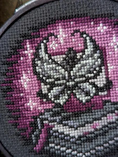 Mini Book Faerie cross-stitch pattern — view 2
