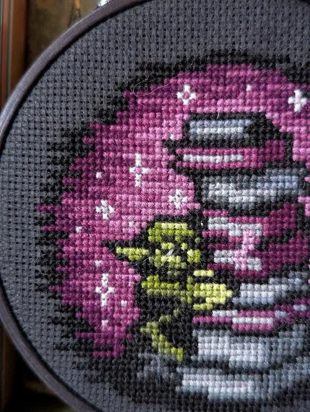 Mini Book Goblin cross-stitch pattern — view 2