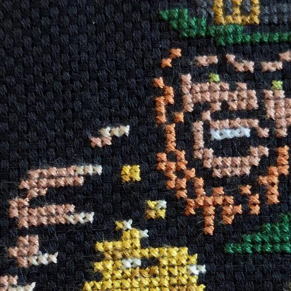 Mini Leprechaun cross-stitch pattern — view 3