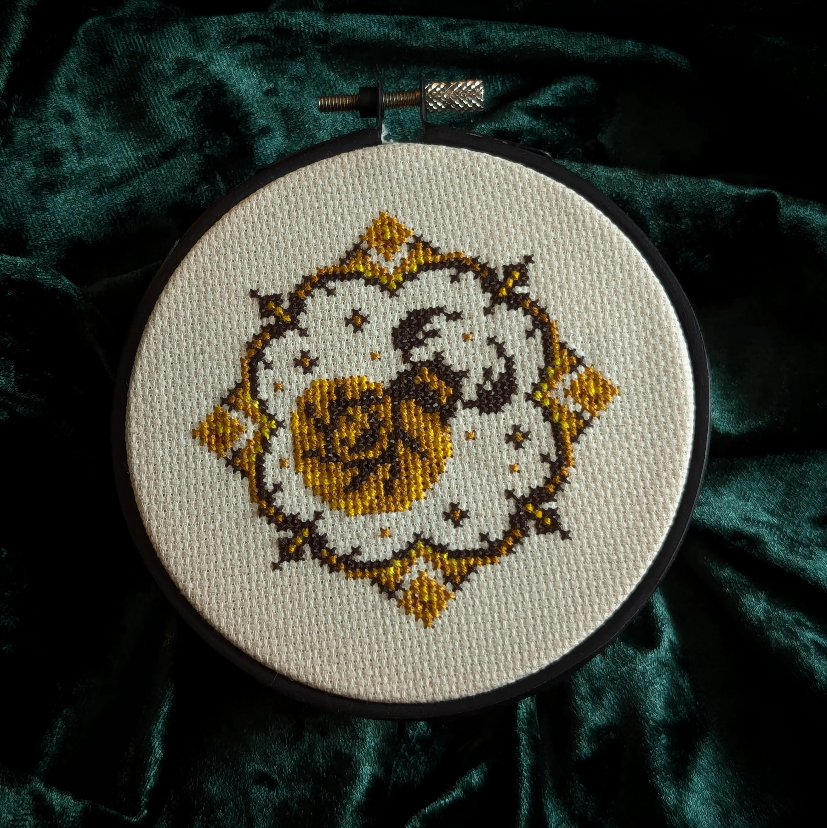 Scorpio cross-stitch pattern