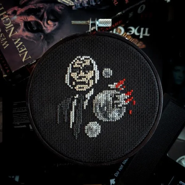 Mini Tall Man cross-stitch pattern