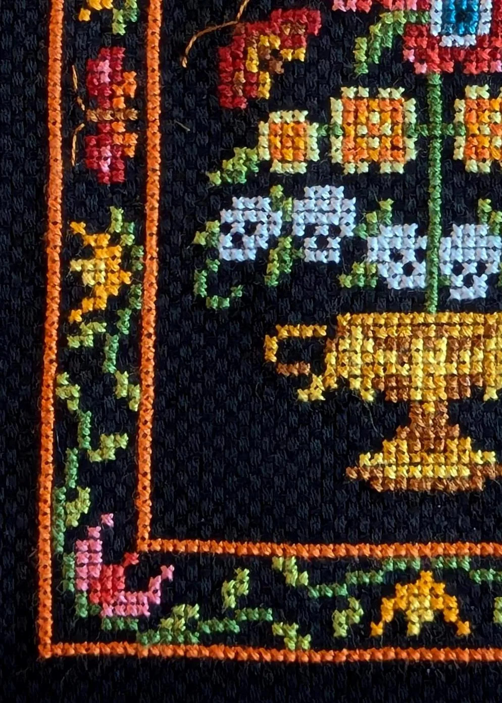 Wings cross-stitch pattern — view 2