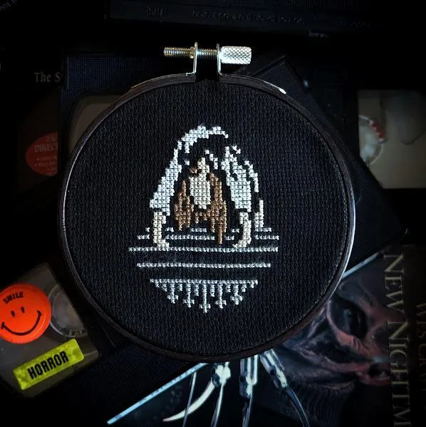 Mini Regan MacNeil cross-stitch pattern