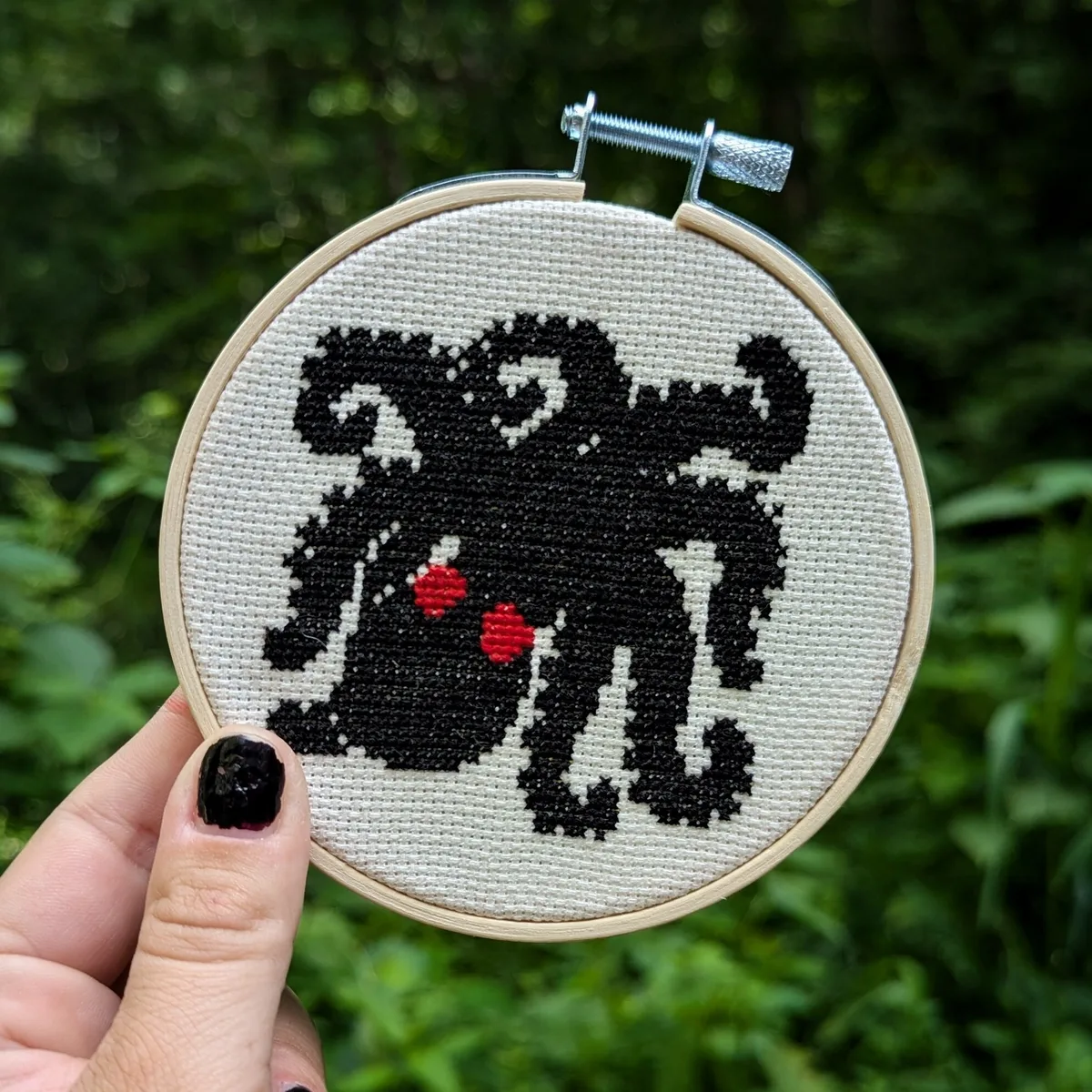 Mini Kraken cross-stitch pattern