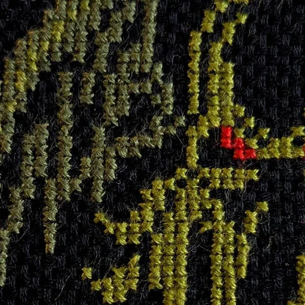 Mini Cthulu cross-stitch pattern — view 2