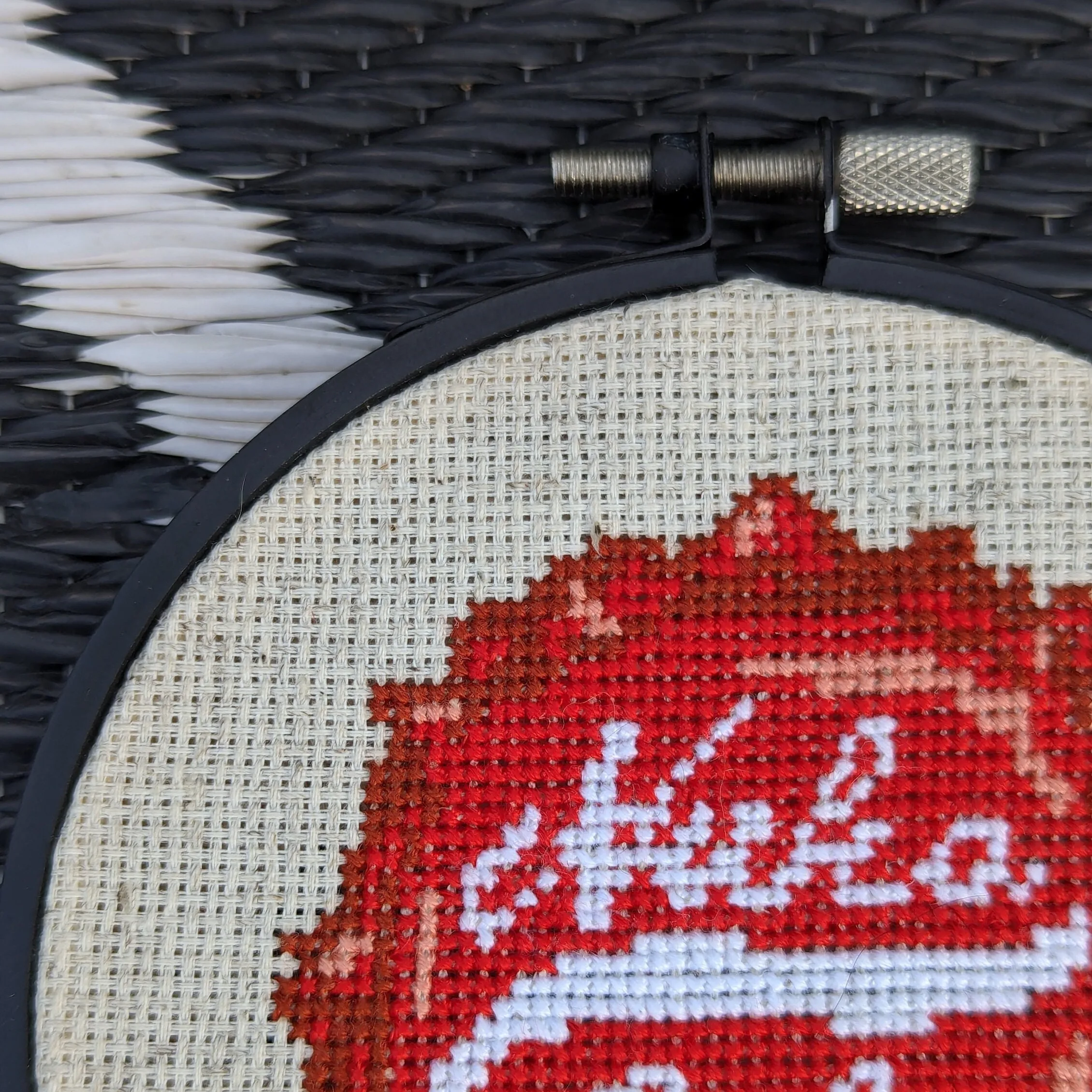 Nuka Cola Bottle Cap cross-stitch pattern — view 2