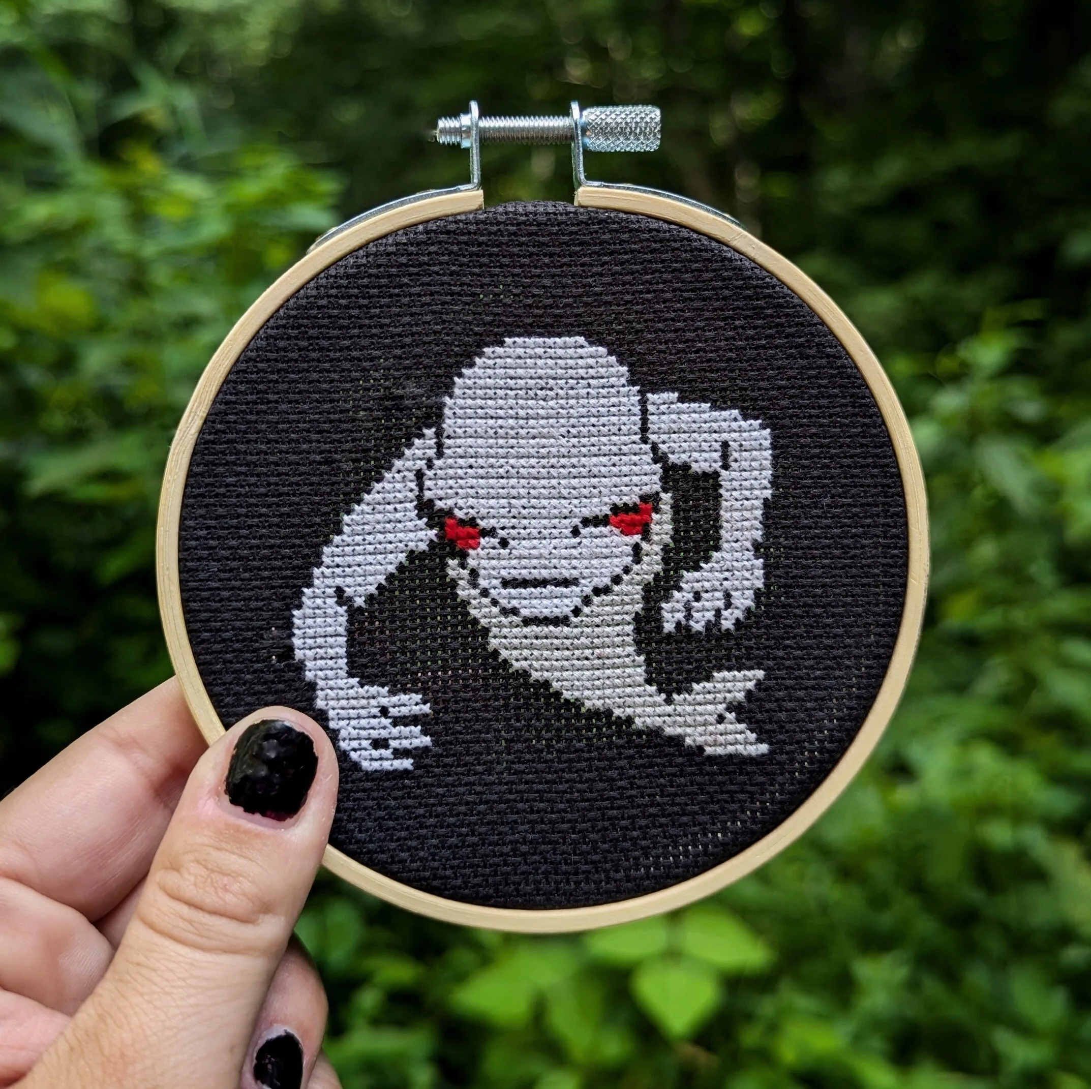 Mini Ningen cross-stitch pattern