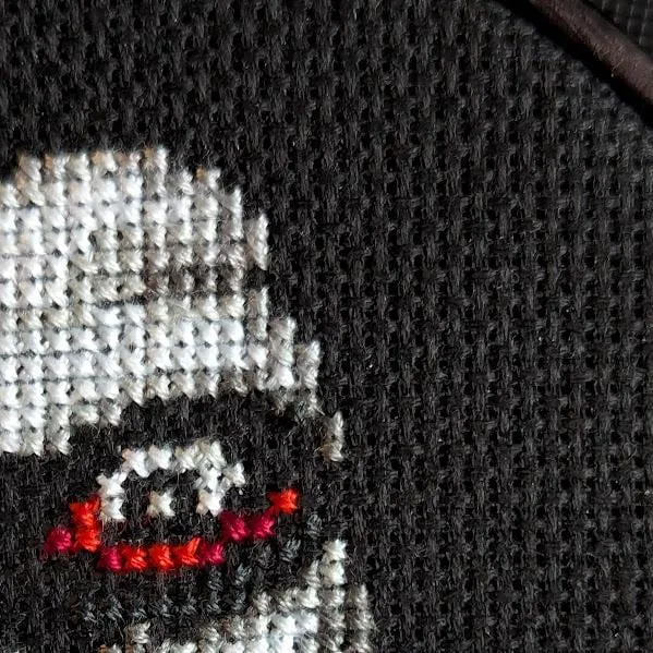 Mini Pazuzu cross-stitch pattern — view 2
