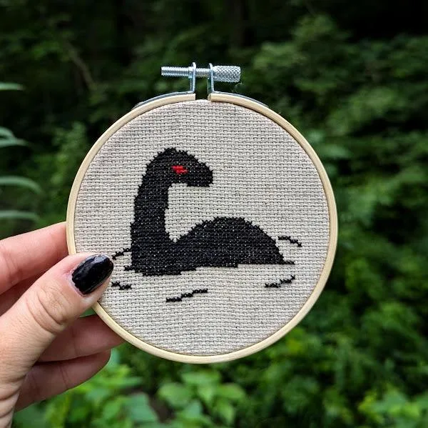 Aquatic Anomalies cross-stitch pattern — view 2