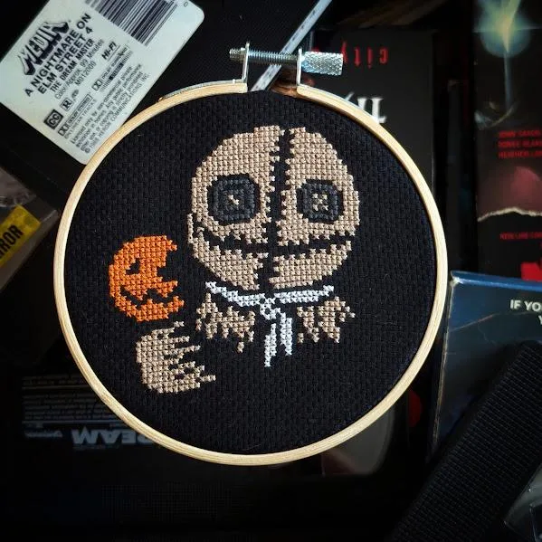 Mini Sam cross-stitch pattern